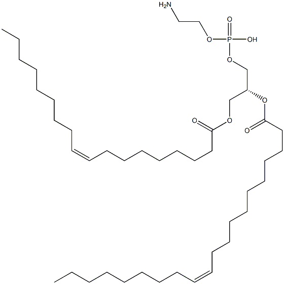 2-aminoethoxy-[(2R)-2-[(Z)-icos-11-enoyl]oxy-3-[(Z)-octadec-9-enoyl]oxy-propoxy]phosphinic acid Structure