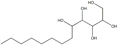 1,2,3,4,5-Tridecanepentol Structure