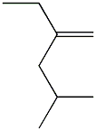 2-Methyl-4-methylenehexane. 구조식 이미지