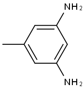 3,5-Diaminotoluene. 구조식 이미지