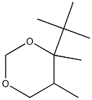 4-tert-Butyl-4,5-dimethyl-1,3-dioxane Structure