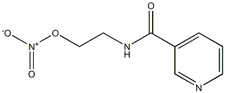 N-[2-(Nitrooxy)ethyl]-3-pyridinecardboxamide 구조식 이미지