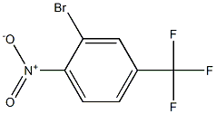 2-Bromo-4-(trifluoromethyl)nitrobenzene 구조식 이미지