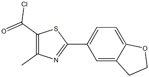 2-(2,3-Dihydrobenzo[b]furan-5-yl)-4-methylthiazole-5-carbonylchloride 95% 구조식 이미지