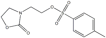 Toluene-4-sulfonic acid 2-(2-oxooxazolidin-3-yl)ethyl ester 구조식 이미지