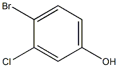 3-CHLORO-4-BROMOPHENOL Structure