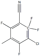 3-CYANO-4-FLUORO-5-CHLORO TRIFLUOROTOLUENE Structure