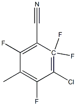 3-CYANO-4-FLUORO-5-CHLORO TRIFLUOROTOLUENE 구조식 이미지