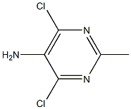 5-AMINO-4,6-DICHLORO-2-METHY PYRIMIDINE 구조식 이미지