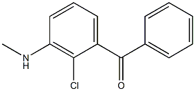 METHYL-AMINOCHLOROBENZOPENONE 구조식 이미지