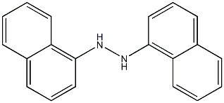 1,2-di(1-naphthyl)-hydrazine Structure