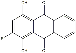 2-fluoroquinizarin 구조식 이미지