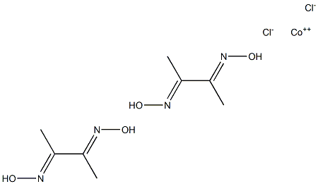 bisdimethylglyoxime cobaltochloride Structure