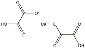 calcium hydrogen oxalate 구조식 이미지