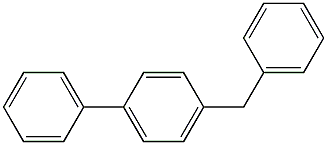 p-benzyldiphenyl 구조식 이미지