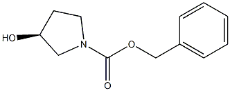 (S)-benzyl3-hydroxypyrrolidine-1-carboxylate 구조식 이미지