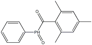 2,4,6-Trimethylbenzoylphenylphosphineoxide Structure