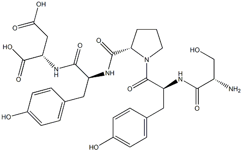 seryl-tyrosyl-prolyl-tyrosyl-aspartic acid 구조식 이미지