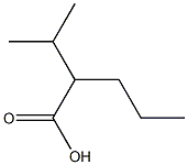 2-isopropylpentanoic acid 구조식 이미지