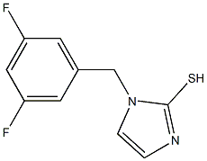 1-(3,5-difluorobenzyl)imidazole-2-thiol Structure