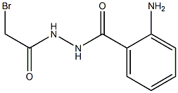 2-aminobenzoic acid 2-(bromoacetyl)hydrazide Structure