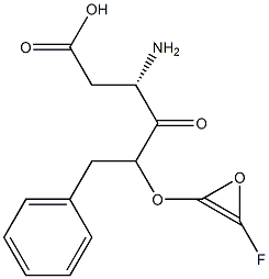 benzyloxycarbonyl-aspartyl(O-methyl)fluoromethane 구조식 이미지