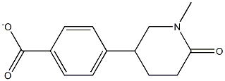 4-(1-methyl-2-oxopiperid-5-yl)benzoate Structure