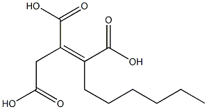 2-carboxymethyl-3-hexylmaleic acid 구조식 이미지