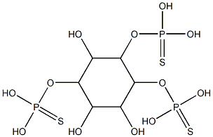 inositol 1,4,6-trisphosphorothioate Structure