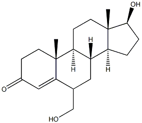 6-hydroxymethyltestosterone Structure