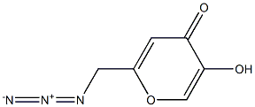 5-hydroxy-2-azidomethyl-4H-pyran-4-one Structure