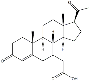7-carboxymethyl progesterone Structure
