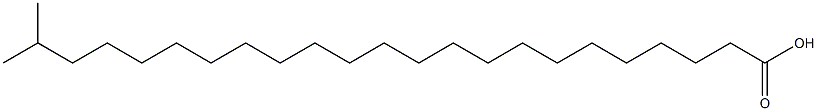 22-methyltricosanoic acid 구조식 이미지