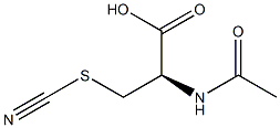 N-acetyl-beta-thiocyanatoalanine 구조식 이미지