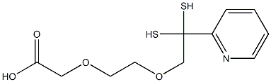 (2-(2-(pyridin-2-yldisulfanyl)ethoxy)ethoxy)acetic acid Structure