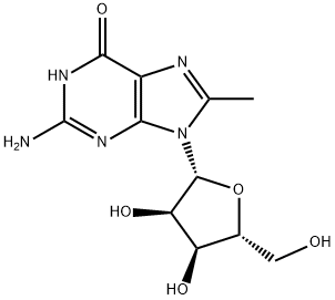 8-methylguanosine Structure