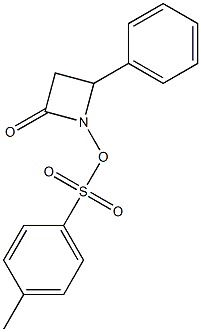 N-tosyloxy-4-phenyl-2-azetidinone Structure