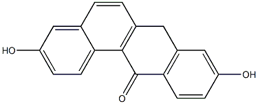 3,9-DIHYDROXYBENZANTHRONE Structure