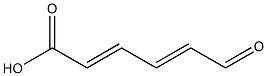 6-OXO-TRANS,TRANS-2,4-HEXADIENOICACID 구조식 이미지