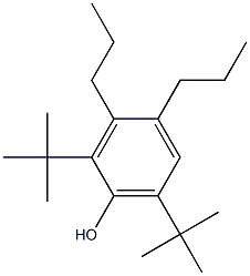 2,6-DI(TERT-BUTYL)-4-BIPROPYLPHENOL Structure