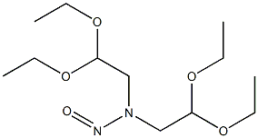 NITROSOBIS-(DIETHYOXYETHYL)-AMINE 구조식 이미지