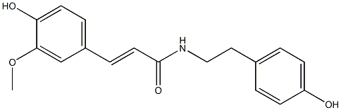 N-FERULOYLTYRAMINE Structure