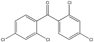 2,2',4,4'-TETRACHLOROBENZOPHENONE Structure