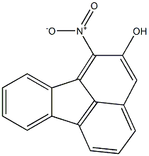 FLUORANTHENE,2-HYDROXY-1-NITRO- Structure