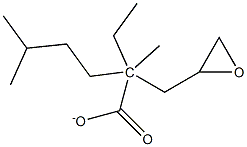 2-OXIRANYLMETHYL2-ETHYL-2,5-DIMETHYLHEXANOATE 구조식 이미지