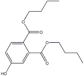 DI-N-BUTYL-4-HYDROXYPHTHALATE Structure