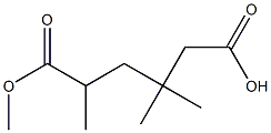 METHYL2,4,4-TRIMETHYLADIPATE Structure