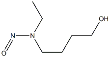 1-BUTANOL,4-(ETHYLNITROSOAMINO)- Structure