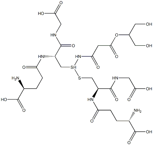 S-BETA-PROPIONAMIDO-GLUTATHIONE Structure