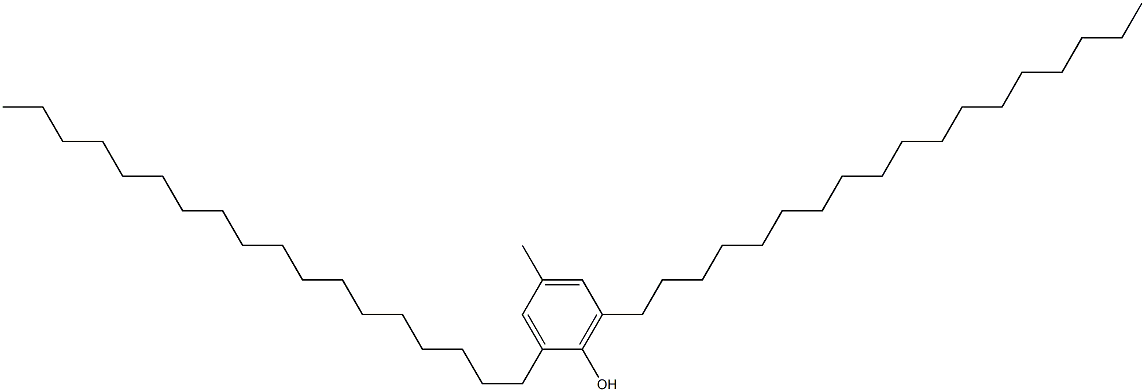 2,6-DIOCTADECYL-PARA-CRESOL 구조식 이미지